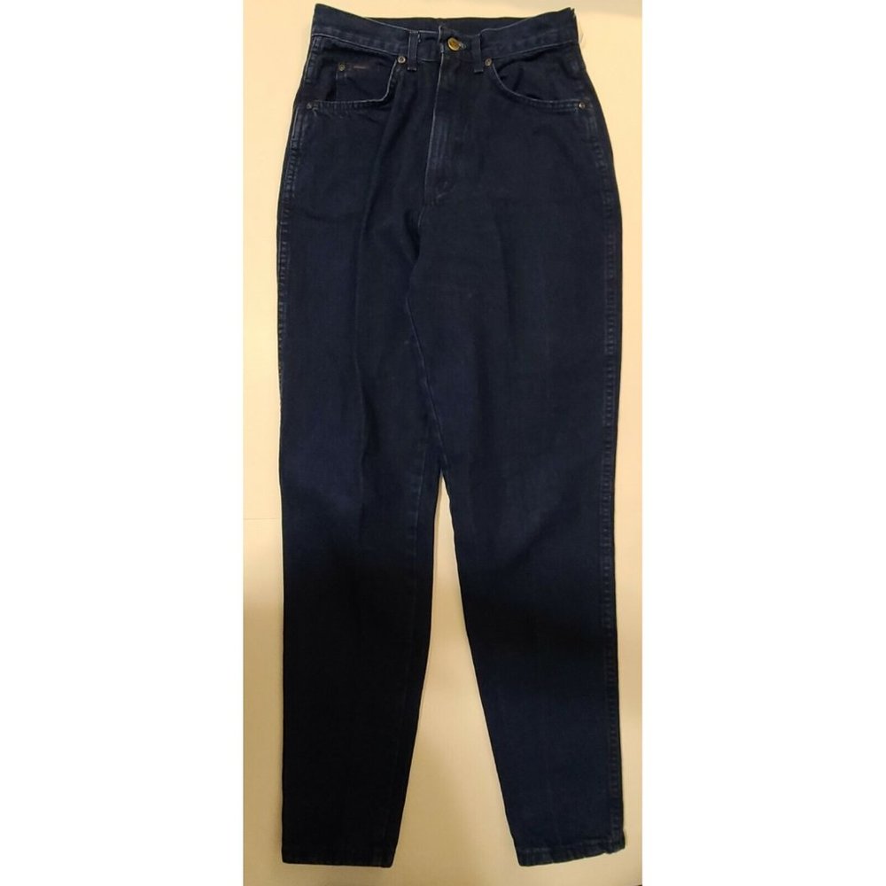Vintage CHIC Indigo High Rise Mom Jean 80s Womens Size 8 Made USA Excellent Cond